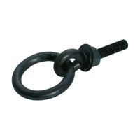 3645 Cabinet Pull Handle Iron Bolt Ring Pull Matte Black D45mm