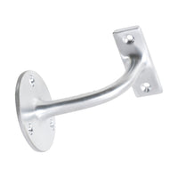 1596 Hand Rail Bracket Satin Chrome P75mm Backplate 56mm