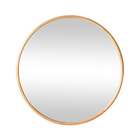 Bay View Round Wooden Mirror Extra Large 140cm