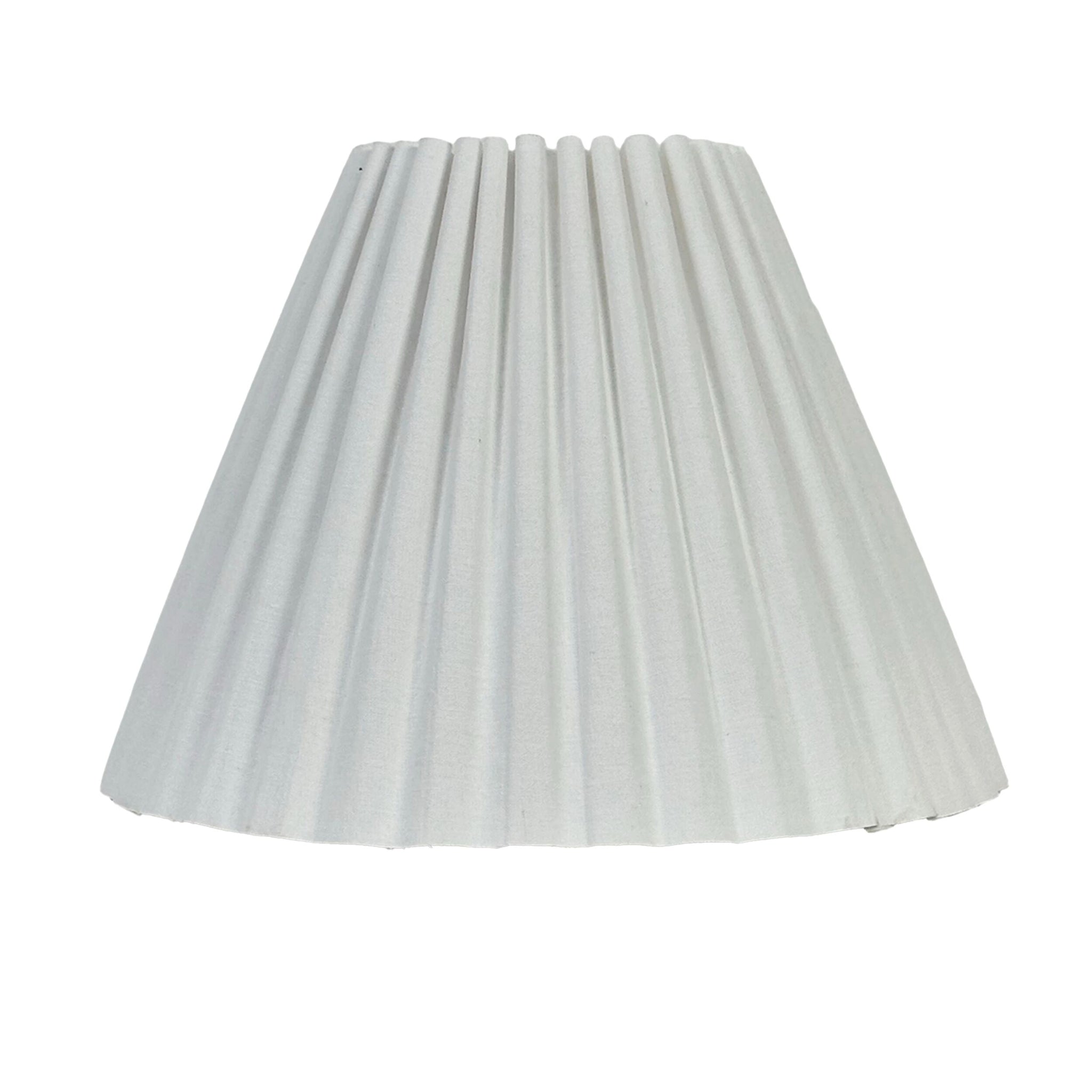 Isabella Pleated Tapered Shade White 35cm
