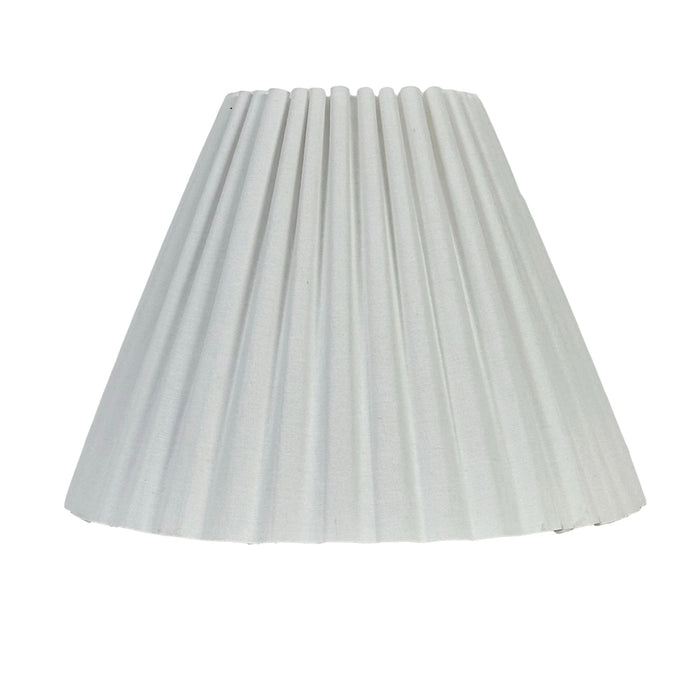 Isabella Pleated Tapered Shade White 35cm