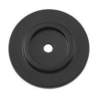 9691 Backplate For Domed Cupboard Knob Matte Black D32mm