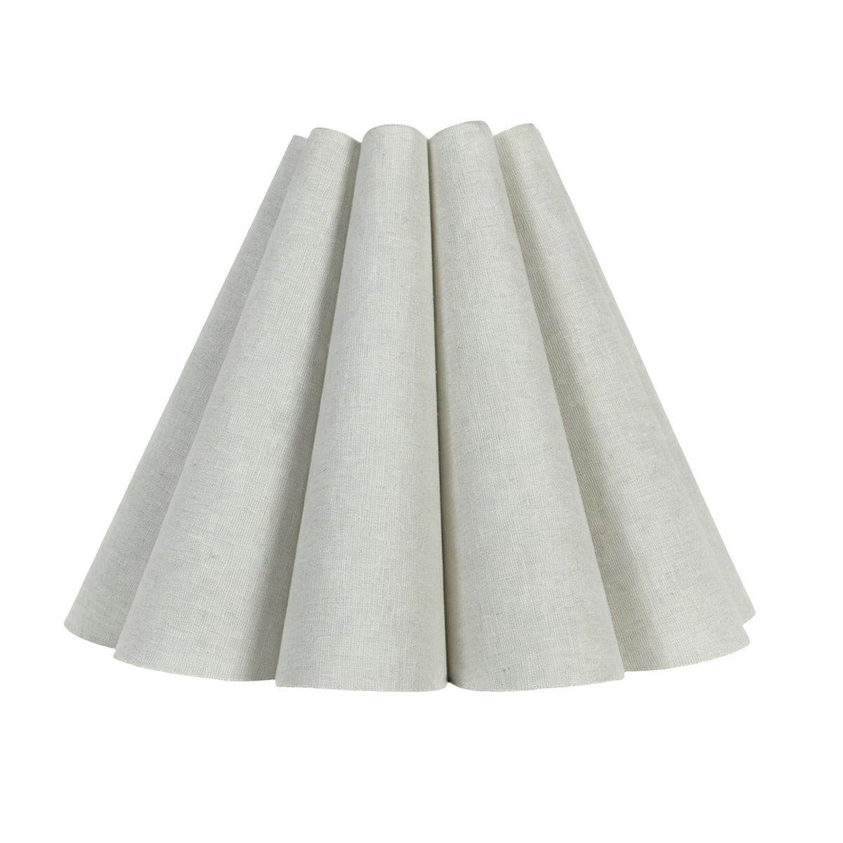 Josephine Pleated Tapered Shade Cream 35cm