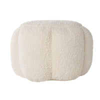 Bindi Boucle Scalloped Pouf