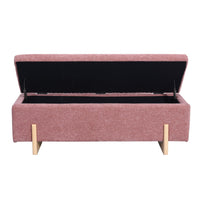 Sara Storage Bench Rose Pink