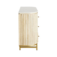 Deva 3 drawer Chest with Marble Top