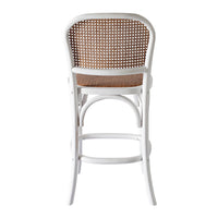 Bastion Bar Stool White