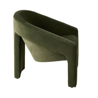 Luka Occasional Chair Velvet Eucalyptus Green