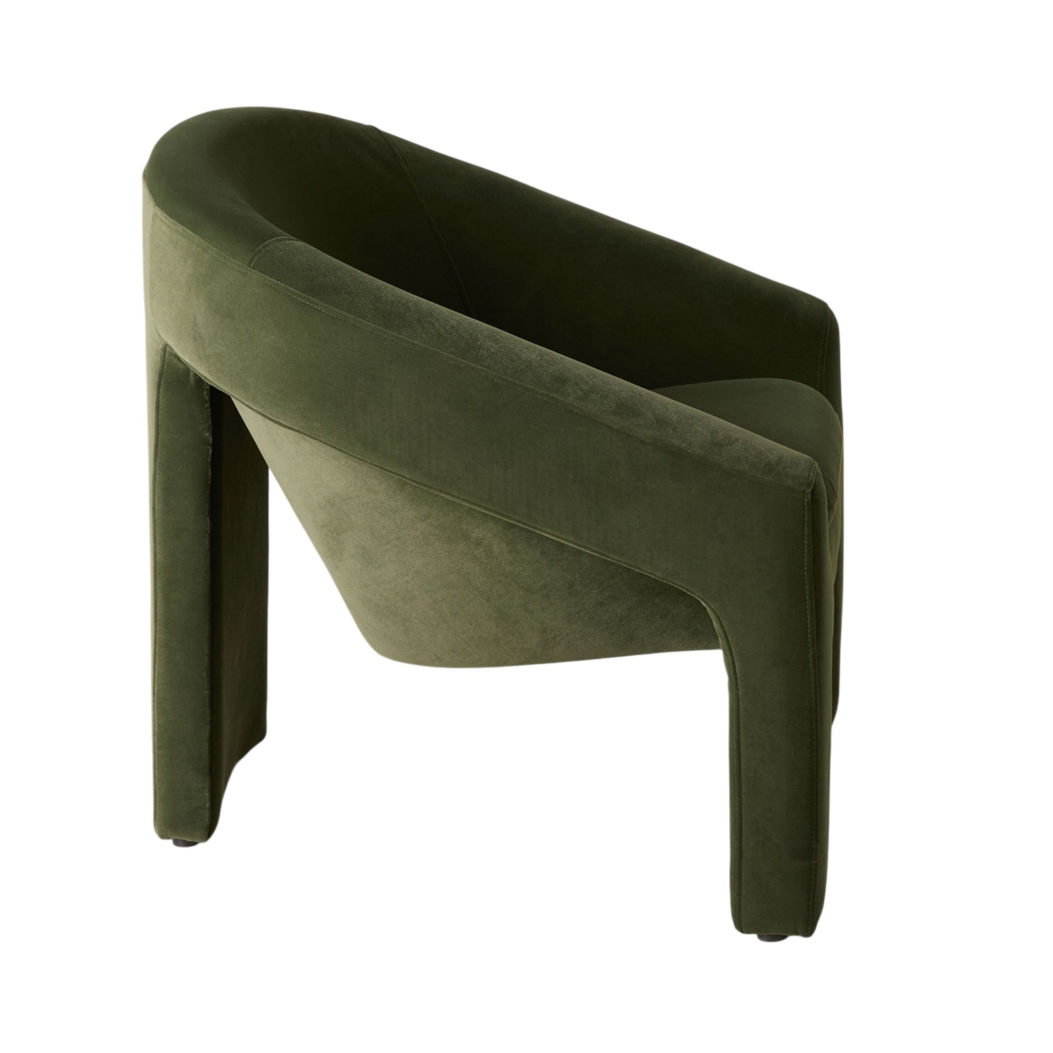 Luka Occasional Chair Velvet Eucalyptus Green