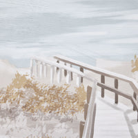 Boardwalk To The Beach Canvas Print 80x120cm