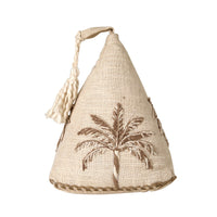 Palm Breeze Embroidered Door Stop