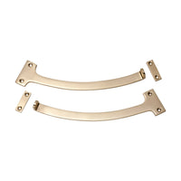 1783 Fanlight Stop Pair Polished Brass L190mm