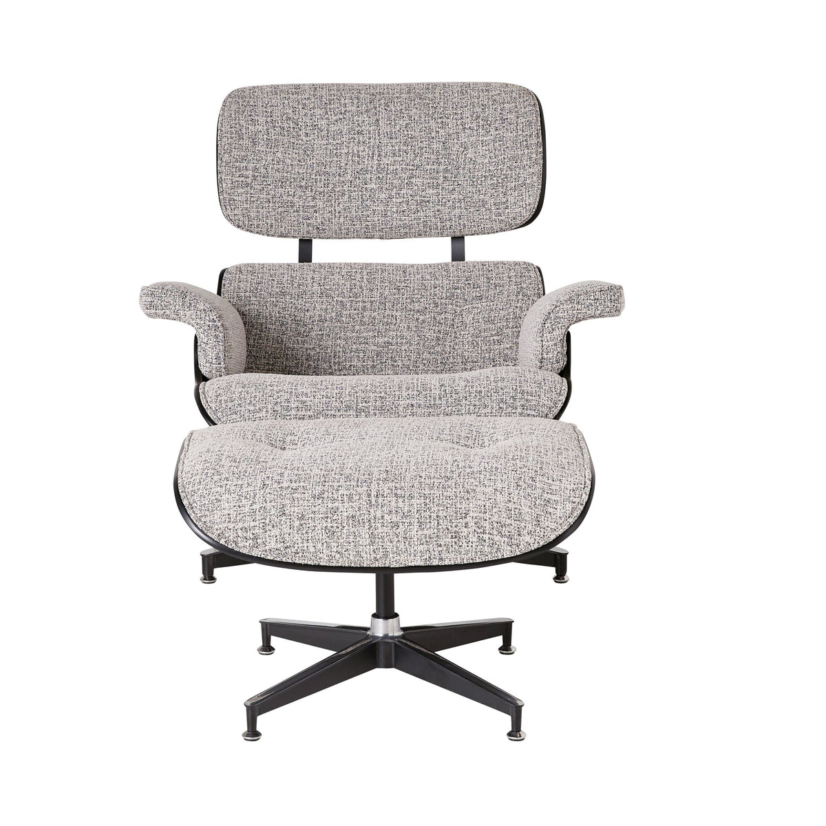 Replica Eames Lounge Chair and Ottoman Pepper