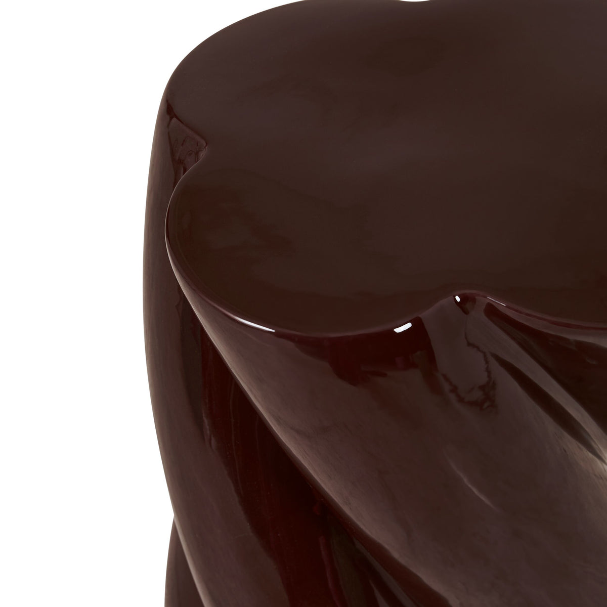 Swirl Stool Dark Cocoa