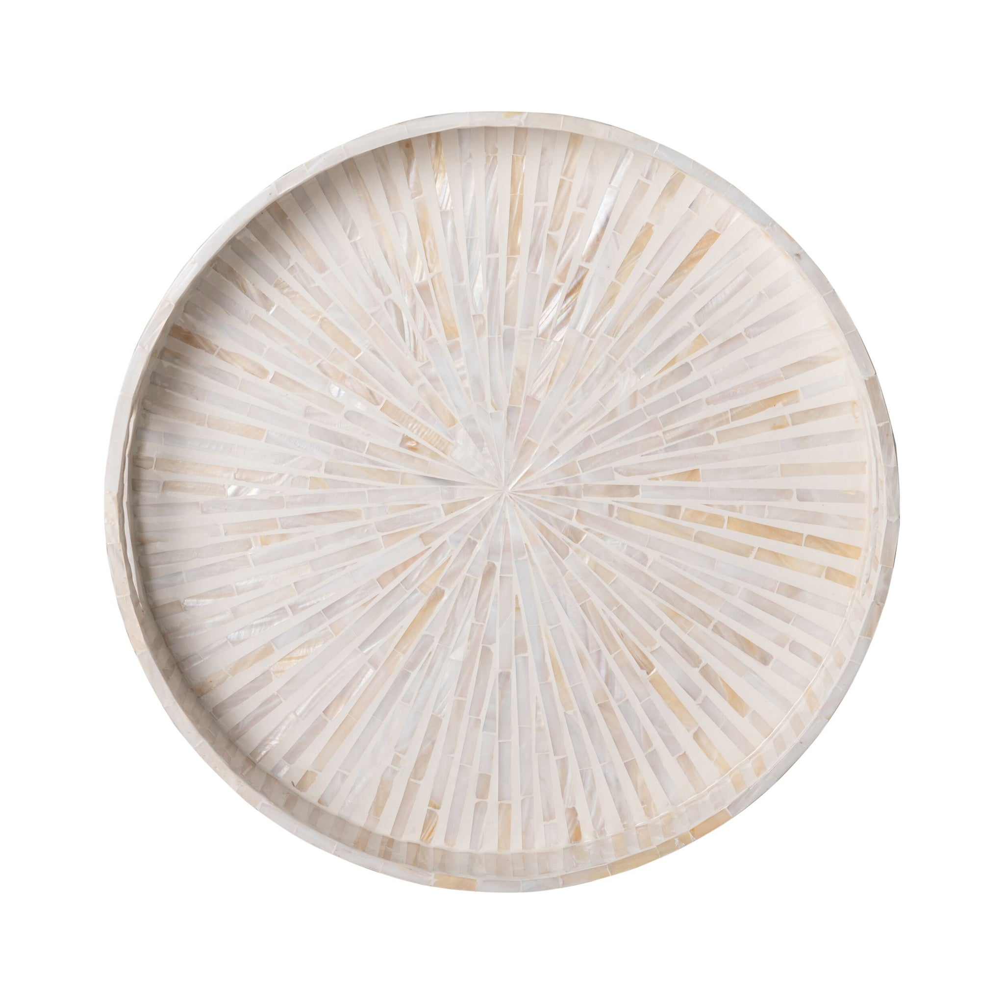 Samal Capiz Round Tray
