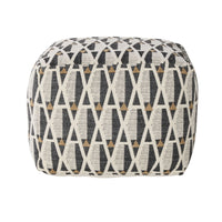 Waterloo Geo Square Pouf
