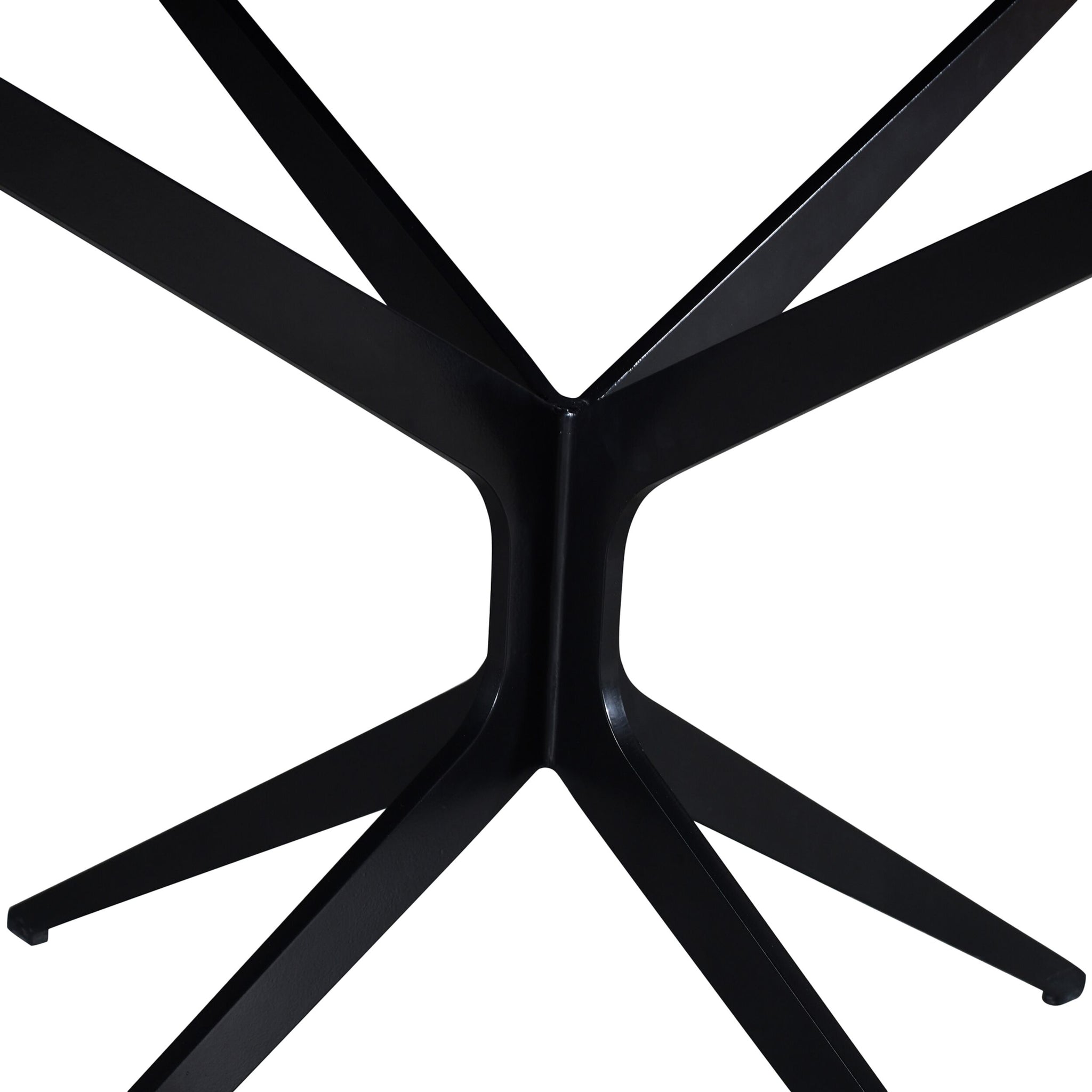 Nexa Glass Round Dining Table 120cm