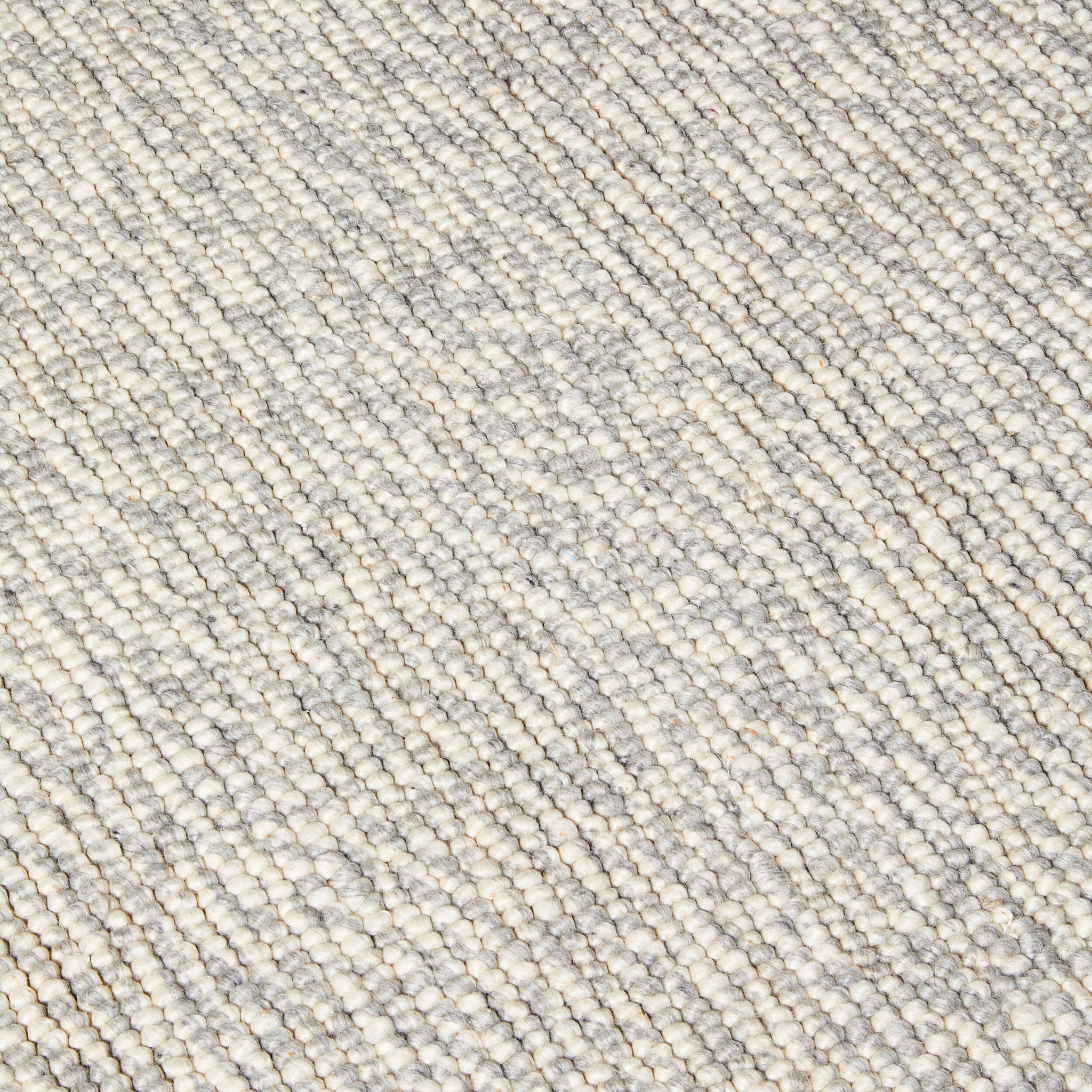 Pebbles Hand Woven Grey Wool Viscose Rug 240x150cm