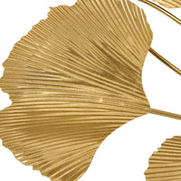 Secret Garden Brass Ginko Wall Hanging