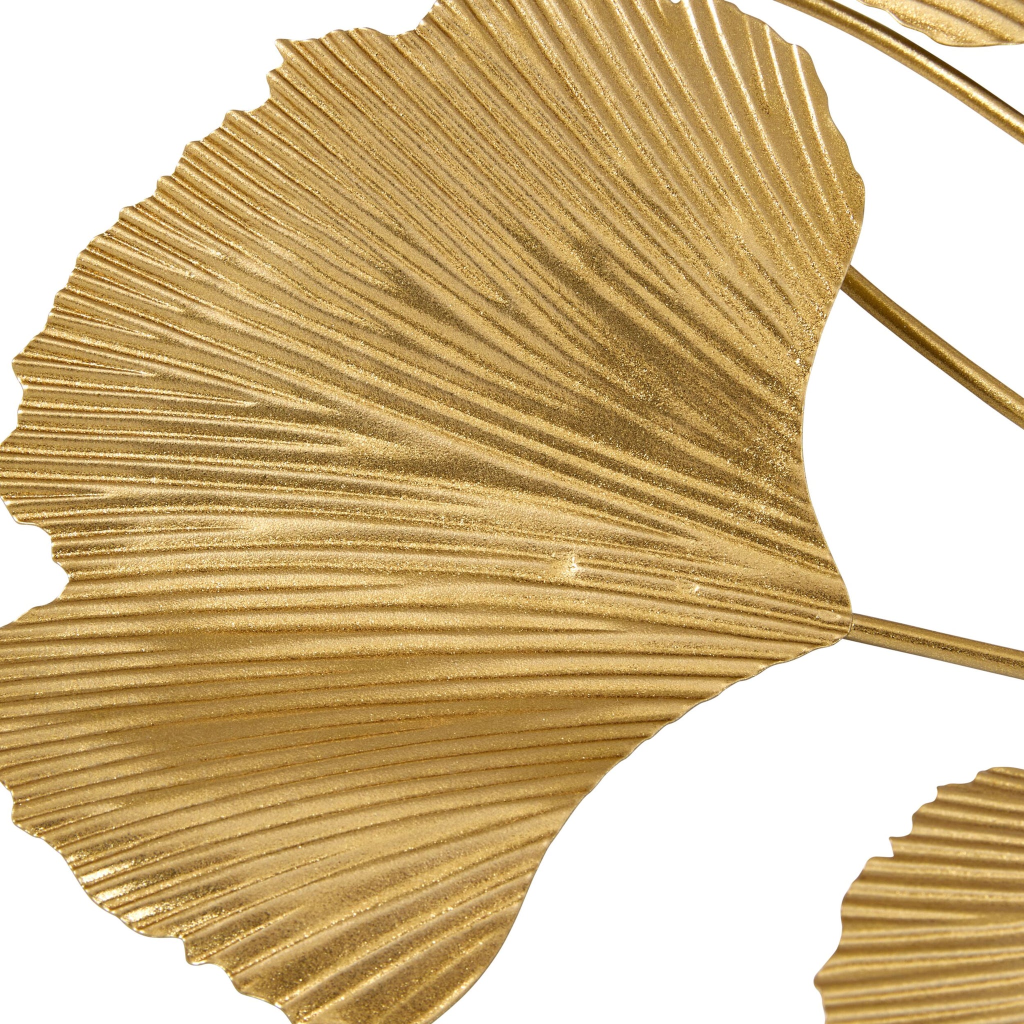 Secret Garden Brass Ginko Wall Hanging