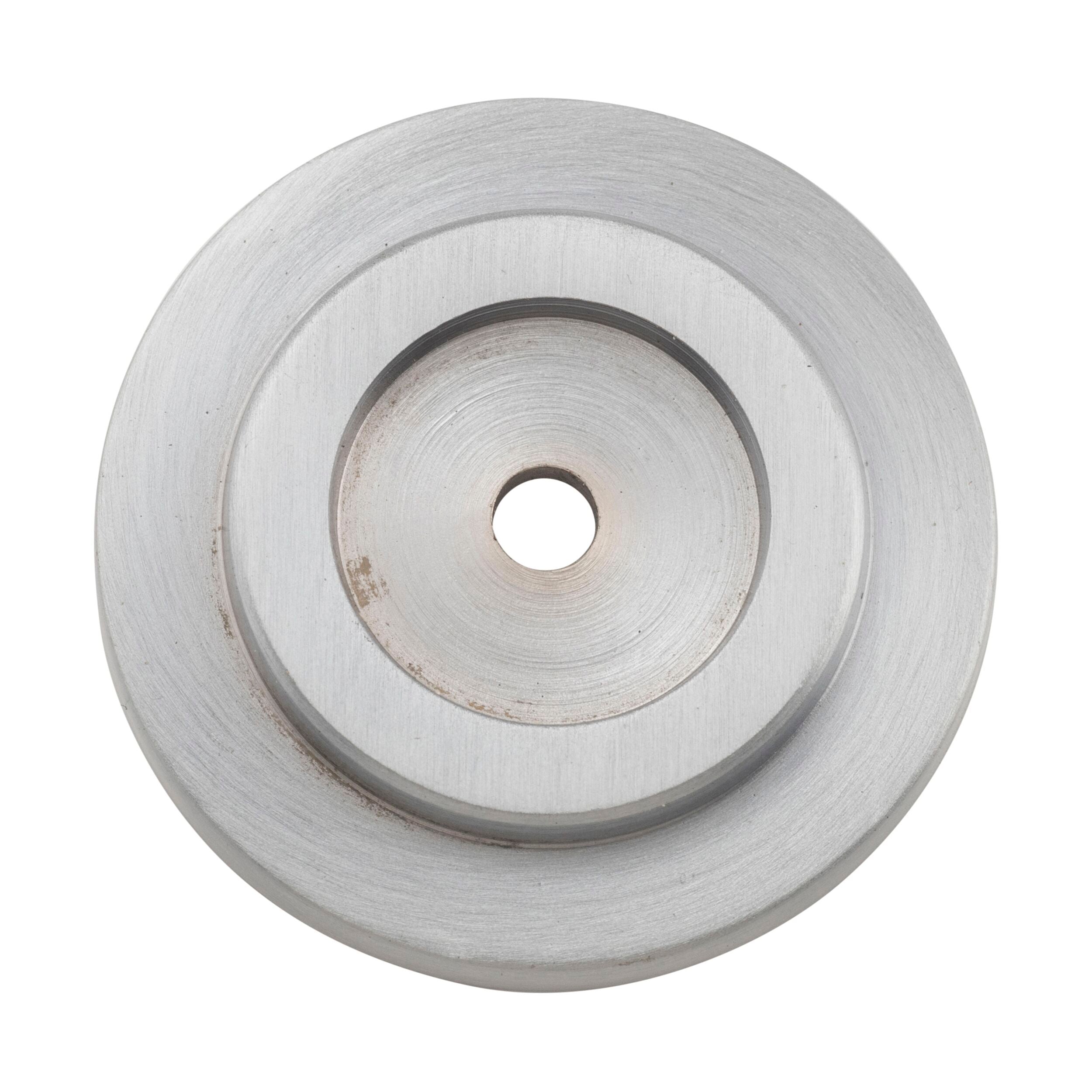 4130 Backplate For Domed Cupboard Knob Satin Chrome D38mm