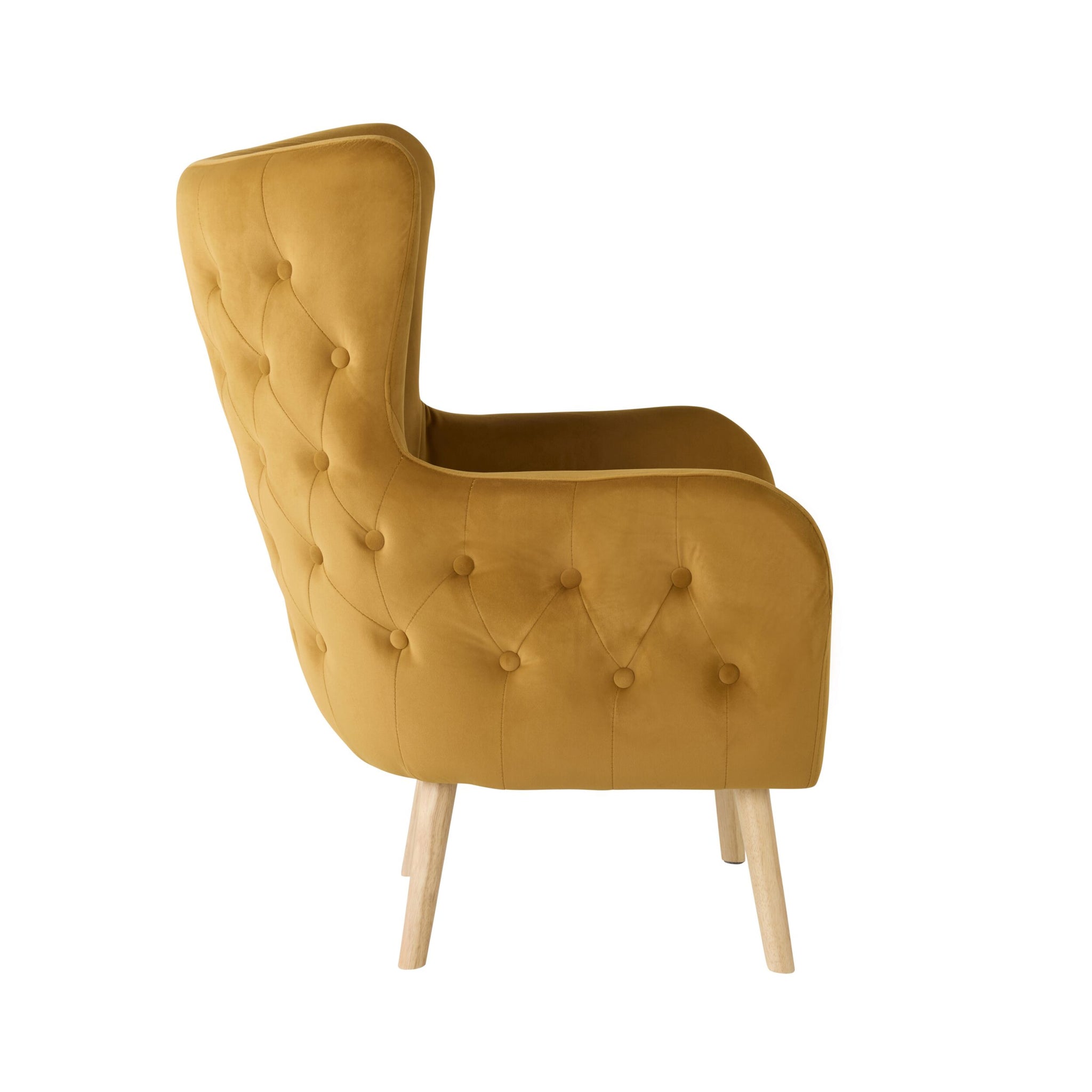 Amira Occasional Chair Velvet Gold