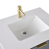 Lennox Single Vanity Slate Blue 790mm