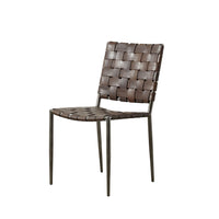 Leather Weave Dining Chair