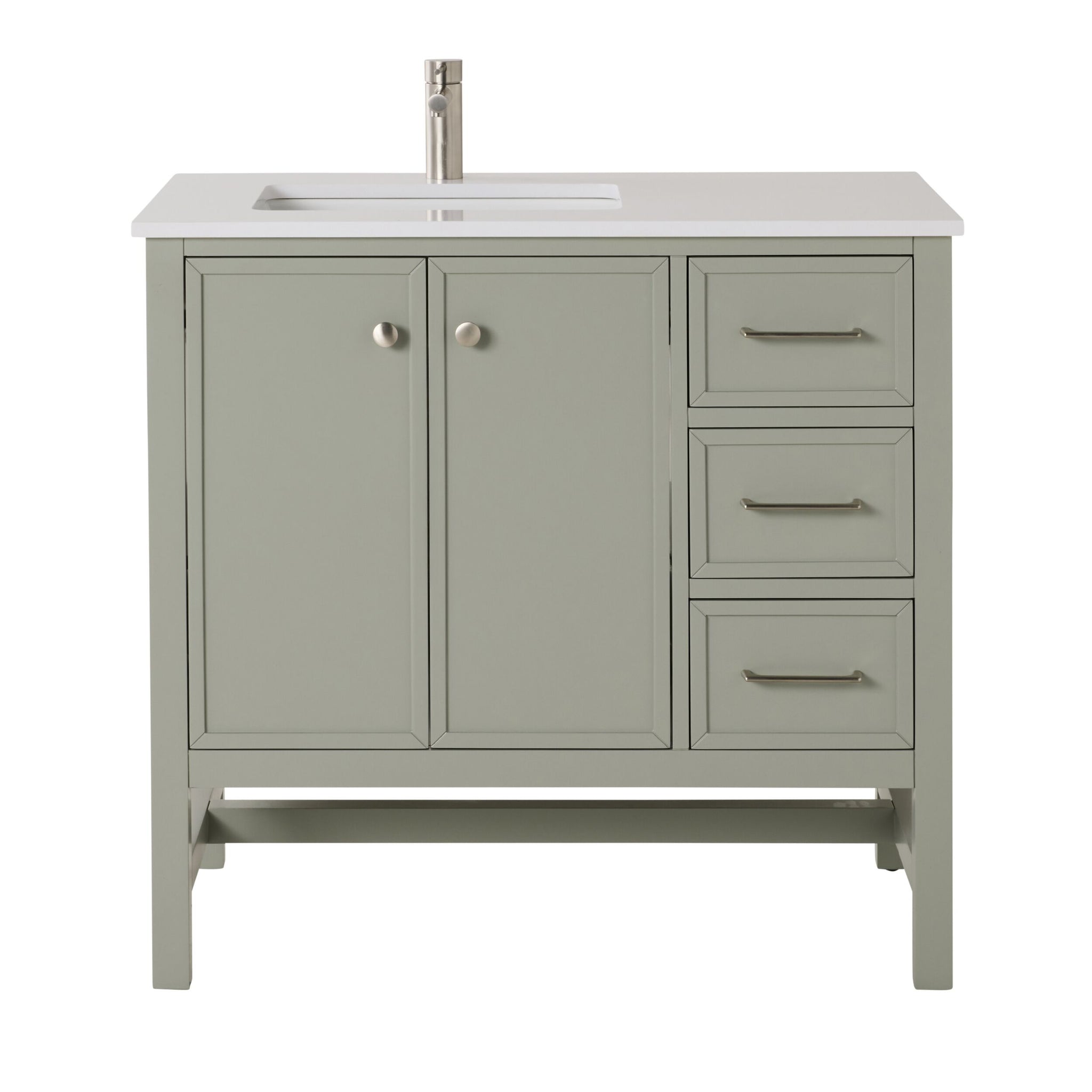 Liam Single Vanity Evergreen Fog 940mm