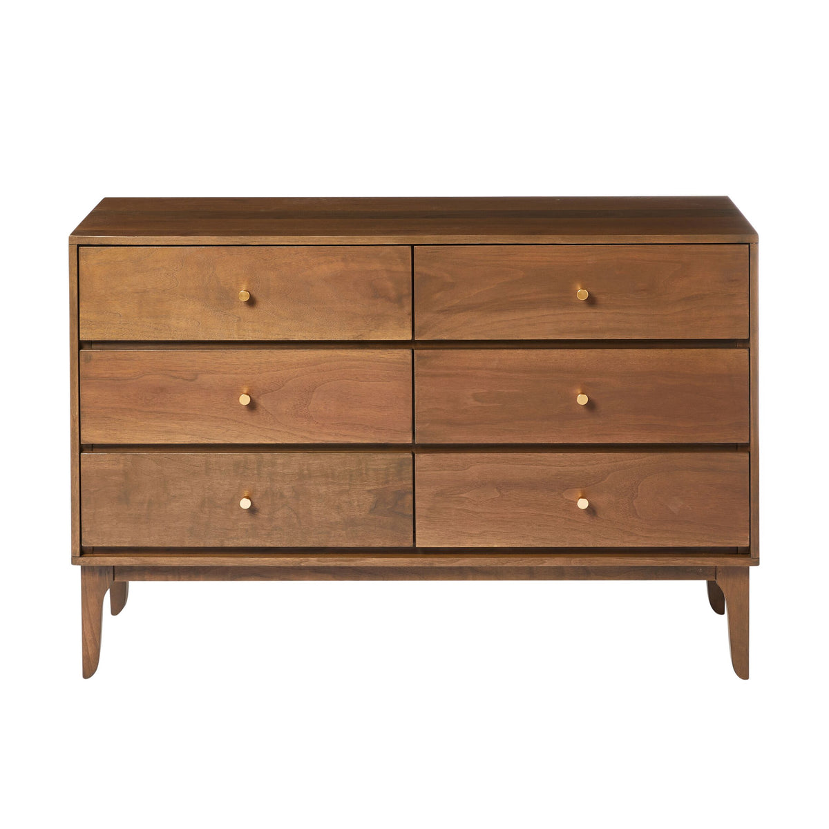 Vincent 6 Drawer Chest Walnut - Image 1