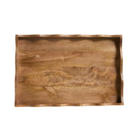 Sati Scalloped Medium Wooden Tray