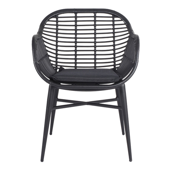 Deck Wicker Dining Chair Black – Early Settler AU
