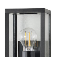 Logan 1 Light Exterior Wall Bracket Black