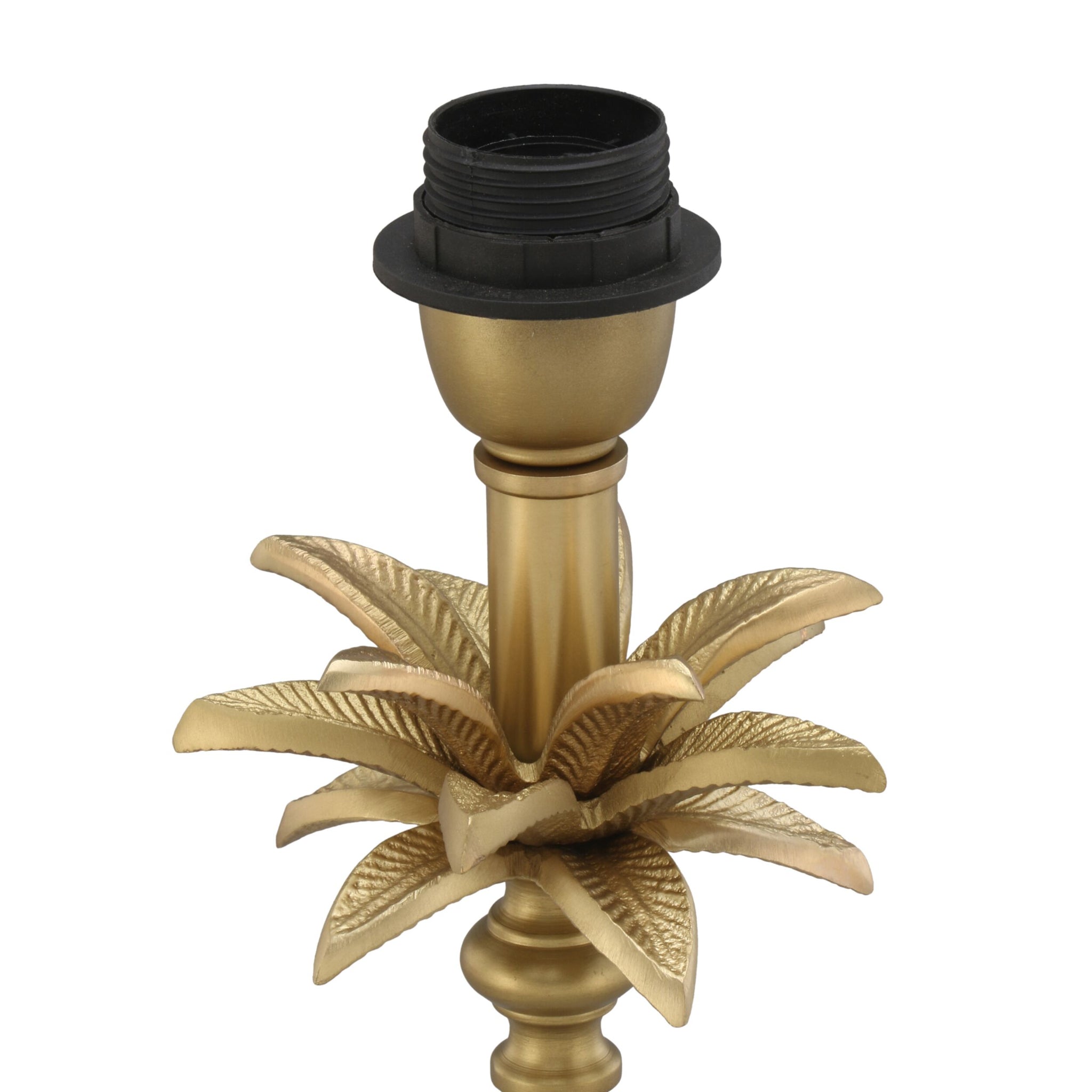 Palmira Matt Brass Metal Table Lamp Base 13x13x45cm