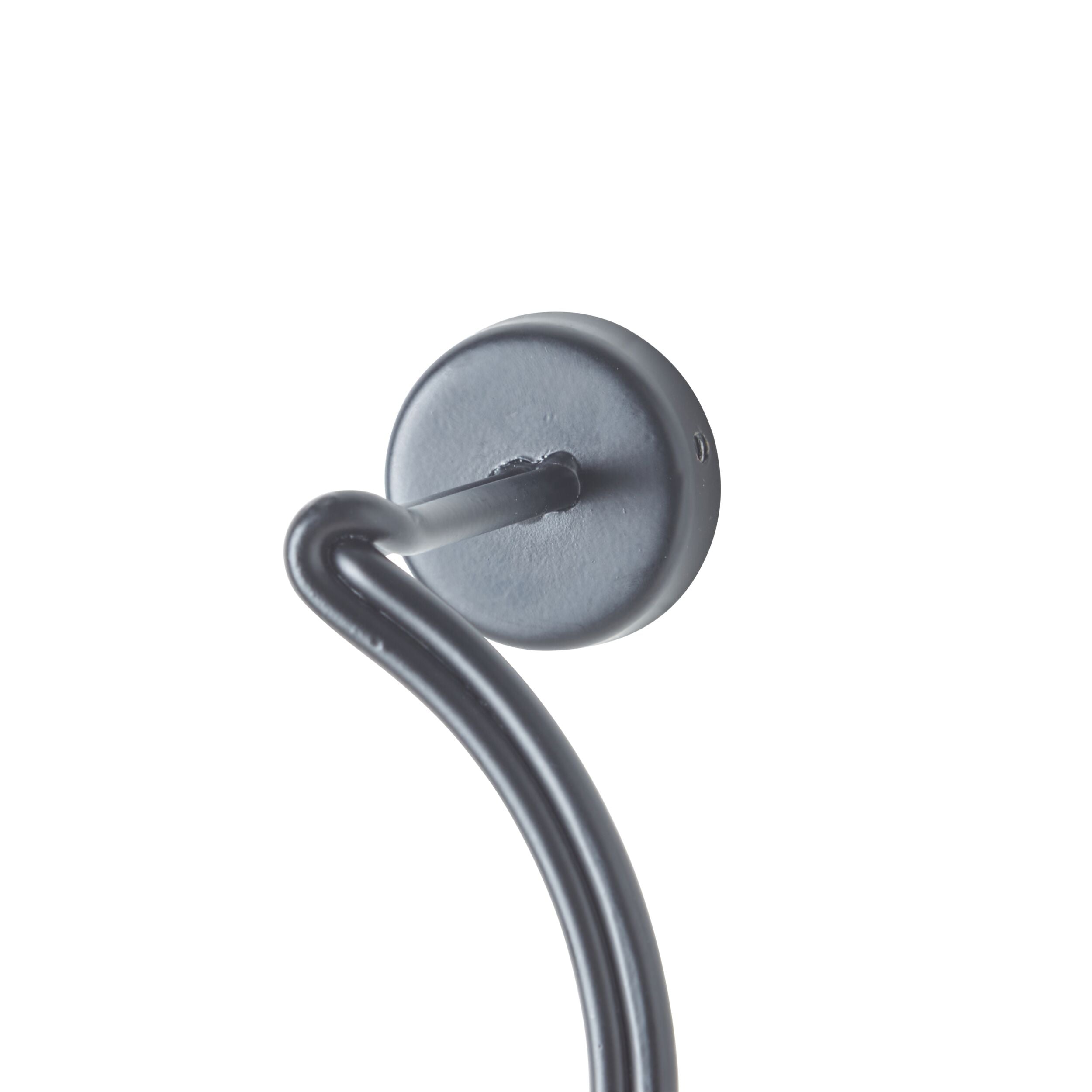 Amery Guest Towel Ring Matte Black