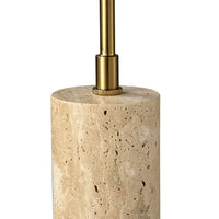 Marta Travertine Pendant 7x21cm