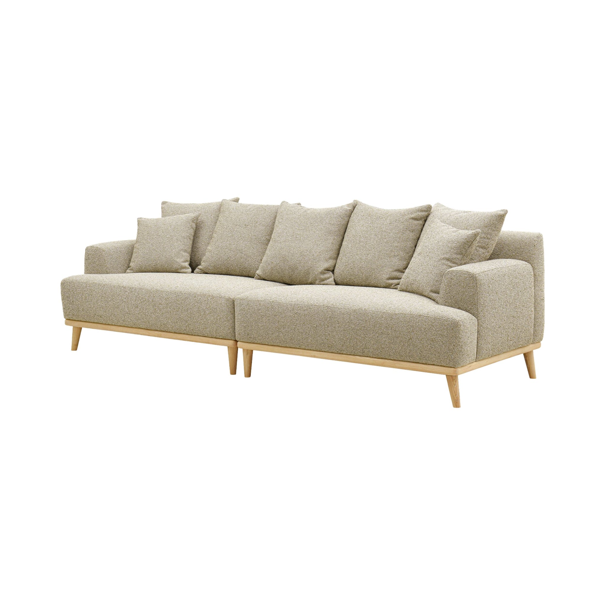 James 4 Seater Sofa Fossil