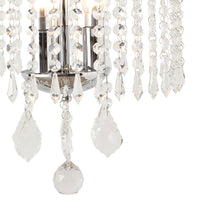 Effie Chrome Chandelier 44x31cm