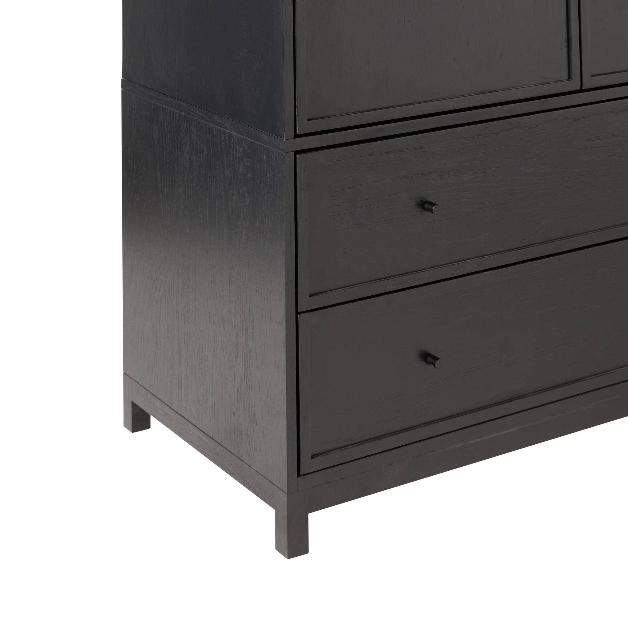 Avalon 2 Drawer Wardrobe Black