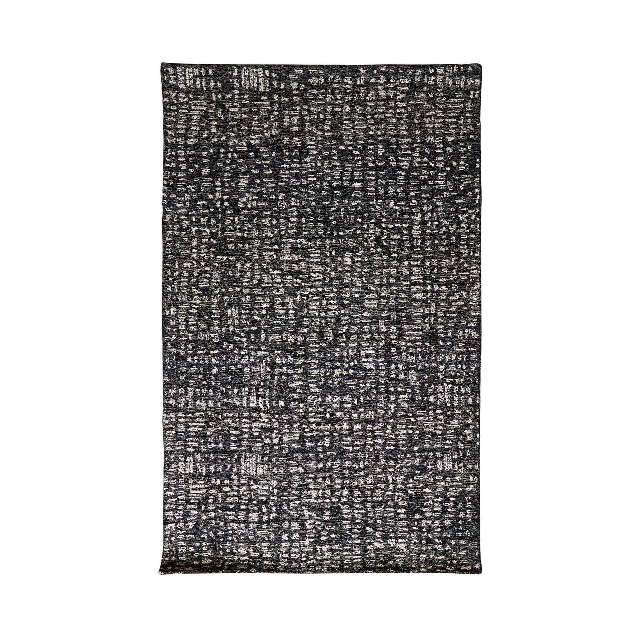 Hand Tufted Loop Pile Charcoal Woolen Rug 150x240cm
