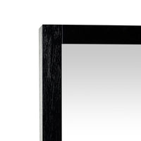 Odin Vanity Mirror Cabinet Black Oak 610x762mm
