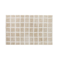 Gridlock Plush Rug Ivory 150x240cm