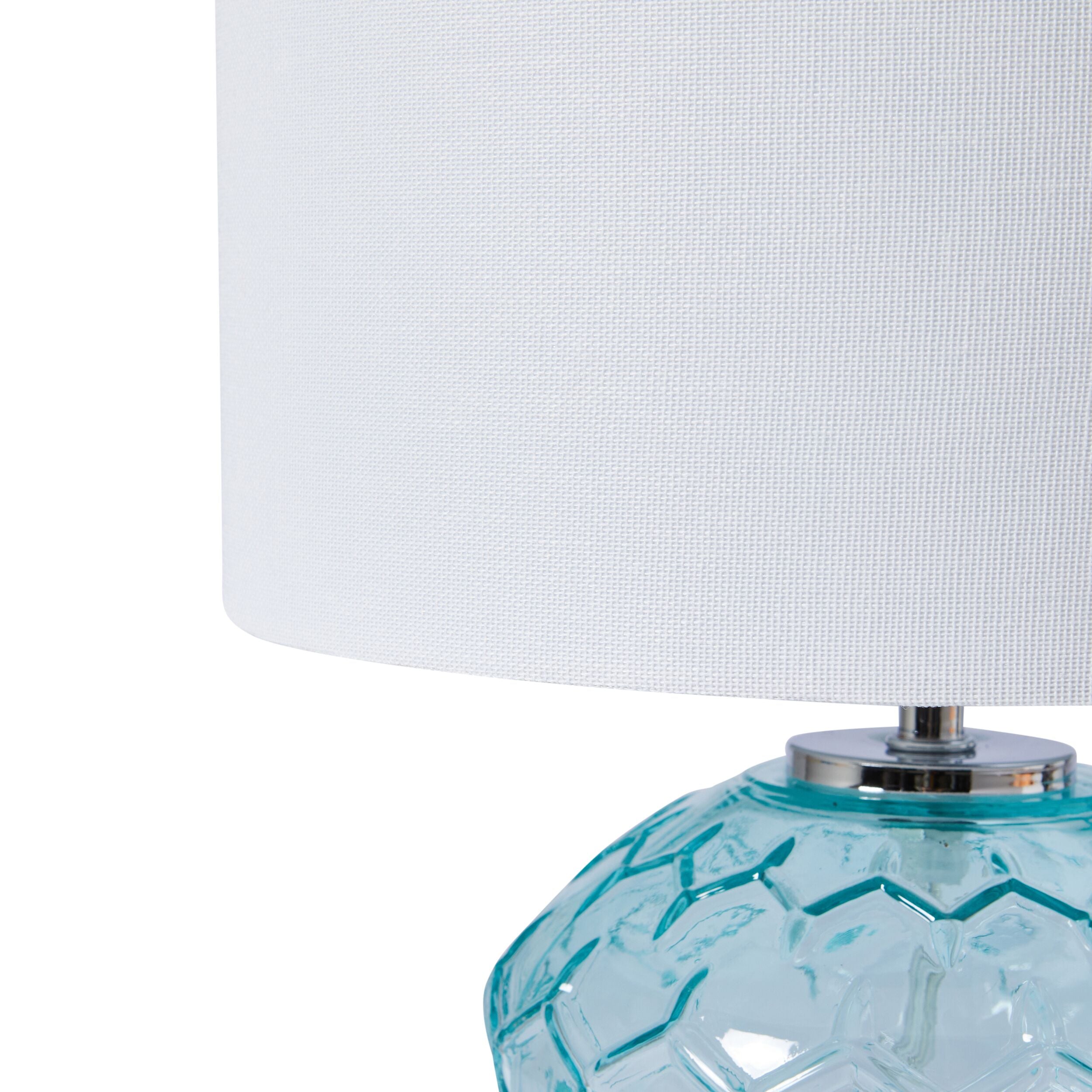 Lulu Blue Glass Table Lamp 42cm