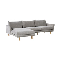 Austin 3 Seater Sofa with Left Hand Chaise Cocoon Fog