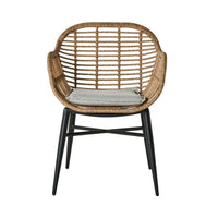 Deck Wicker Dining Chair Natural