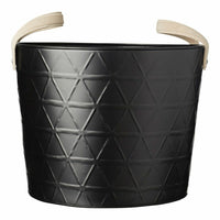 Kingston Round Storage Bucket Black Large