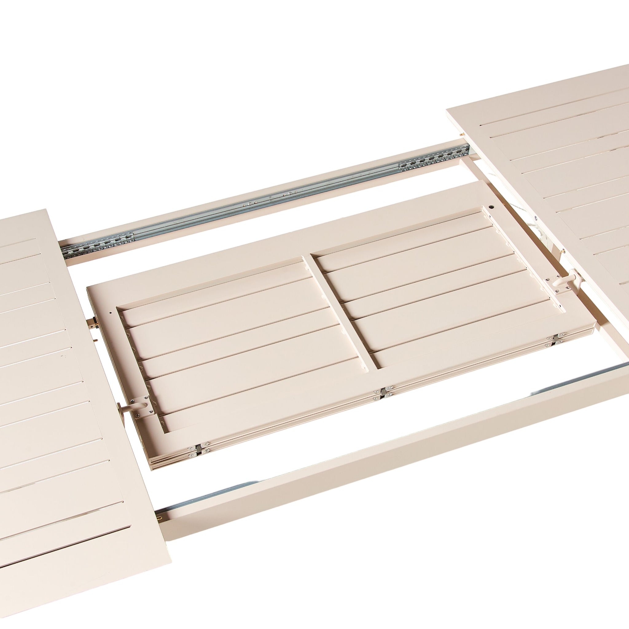 Santana Aluminium Extension Table 200cm (Ext 300cm) Taupe