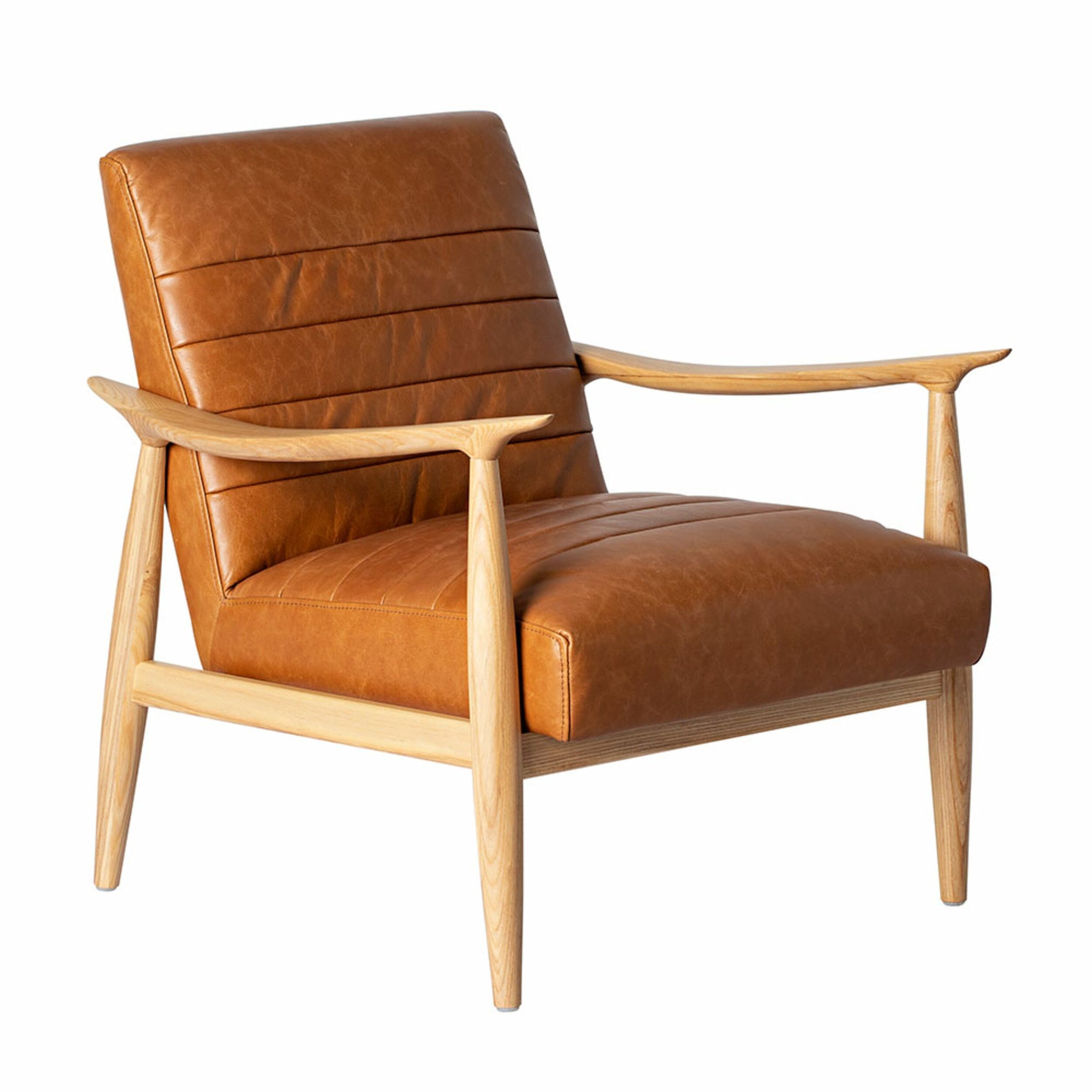 Sloan Leather Occasional Chair Dakota Vintage Brown