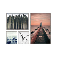 Winter Memories Framed Canvas Gallery Wall Set