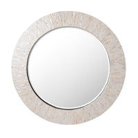 Samal Capiz Round Wall Mirror 70x70x3cm